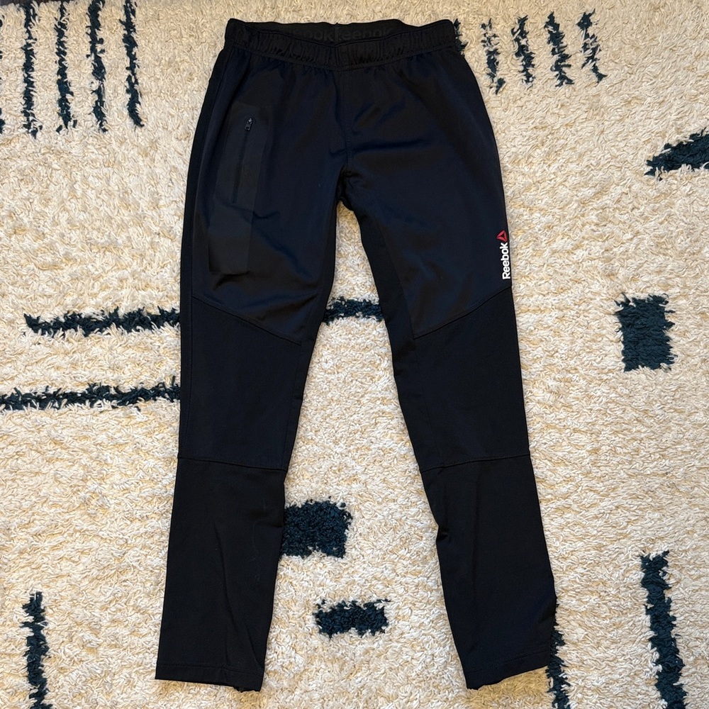 Reebok Men's Black Joggers with Logo